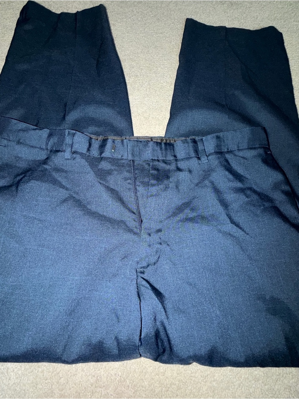 Perry Ellis Men's Navy Dress Pants